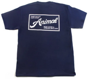 Animal Finest Quality Pocket T-Shirt Navy/Small