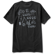 Vans x Cult Mixed Bag T-Shirt Black/Large