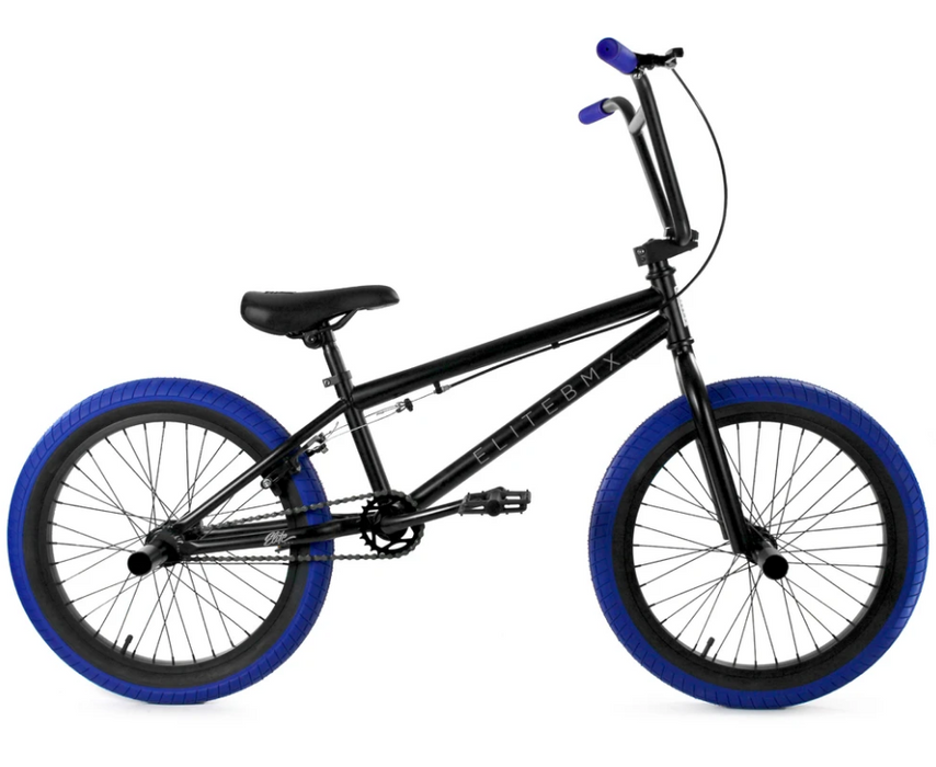 elite bicycles bmx Elite BMX Stealth BMX Bike, Black / Blue