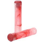 FIEND TEAM FLANGLESS GRIPS Clear Red Marble
