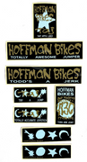 Hoffman Original Taj Sticker Pack Black/Gold