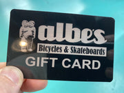 Albe's BMX Electronic Gift Card $10.00