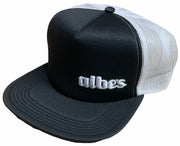 Albe's Trucker Hat Black/White