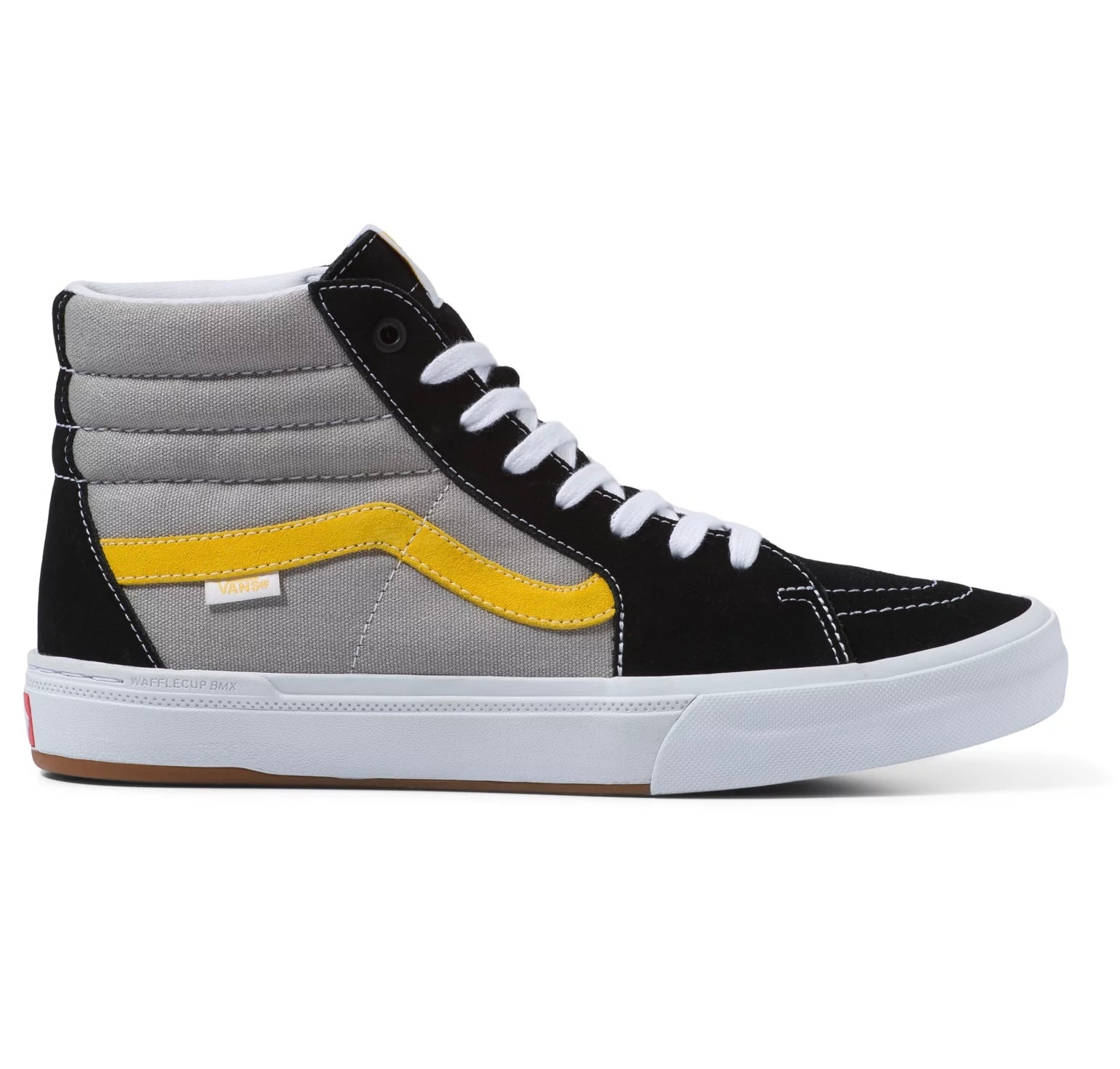 Vans Sk8 Hi Pro BMX Shoes Black Gray Gold
