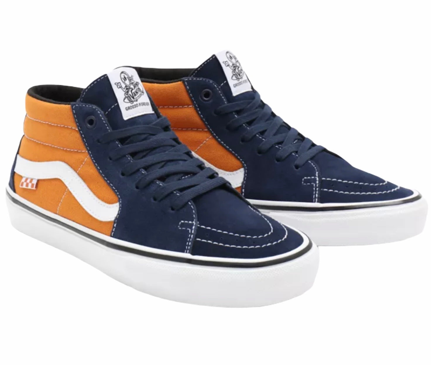 Vans mid outlet tops Orange
