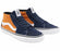 Vans Grosso Mid Pro Shoes (Navy/Orange)