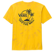 Vans Mini Dual Palm Tie-Dye T-Shirt Old Gold / Small