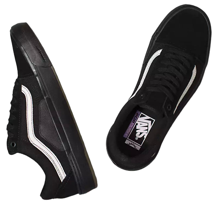 Vans BMX Old Skool Pro Shoes (Black/Black/White)