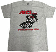 MCS Components Retro 1976 T-Shirt Gray/Small