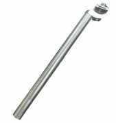 MCS Fluted Alloy Micro Adjust Post 27.2mm - Silver/Silver