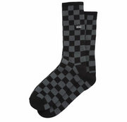 Vans Checkerboard Crew Socks Charcoal/Black - Men's 9.5-13