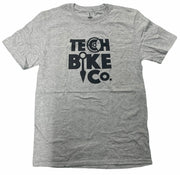 Tech Bike Co. Big Logo T-Shirt Gray/Medium