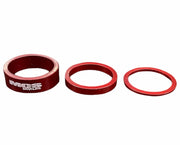 MCS Alloy Headset Spacer Kit Red