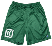 Kink Varsity Mesh Shorts Green / Small
