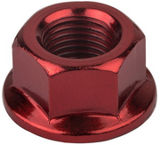 MCS ED Axle Nuts Red - 3/8