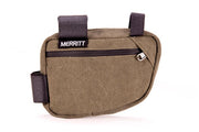Merritt Corner Pocket Frame Bag Military Green Canvas