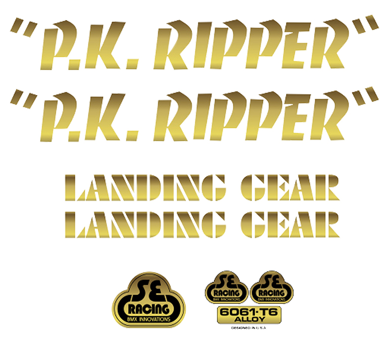 SE PK Ripper Decal Sticker Set — Albe's BMX