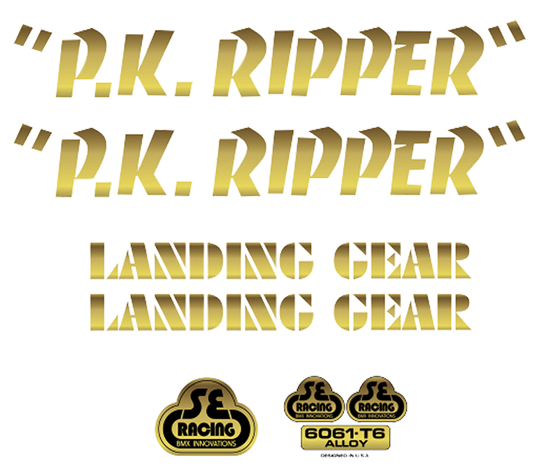 SE PK Ripper Decal Sticker Set