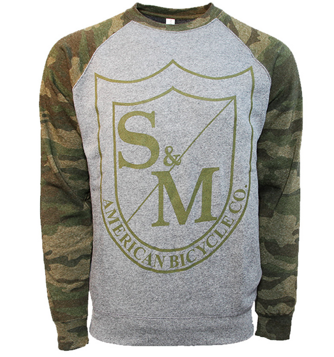 S&M Big Shield Crew Neck Sweatshirt