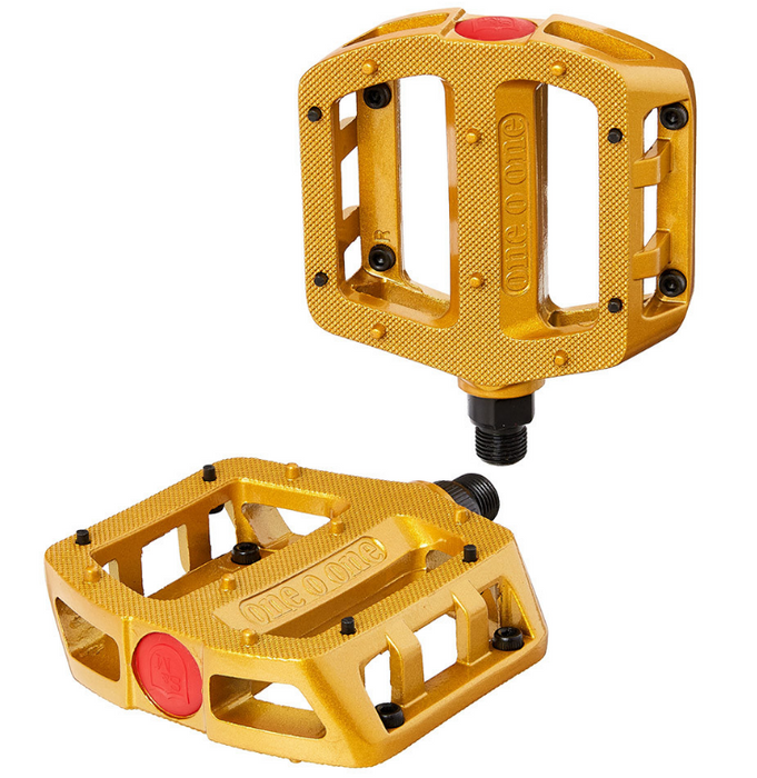 pedale gold S&M 101 Alloy Pedals at Albe's BMX Bike Shop Online