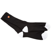S&M Block Socks Black (Size: 9-11)
