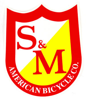 S&M BIG SHIELD STICKER