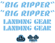 SE Bikes Big Ripper Decal Set Blue