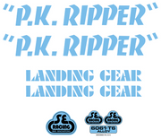 SE PK Ripper Decal Sticker Set Blue