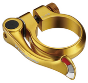Token Shark Tail Seat Post Clamp Gold (31.8mm) Fits: 27.2mm Post