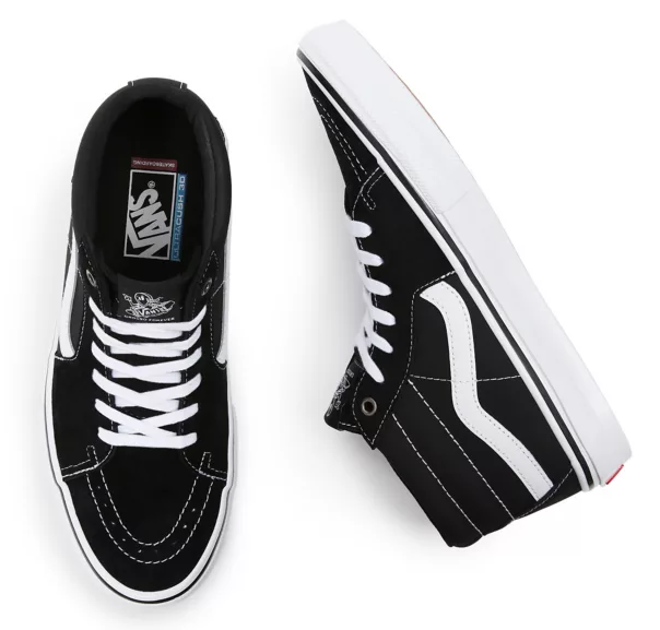 Vans Skate Grosso Mid Shoes (Black / White)