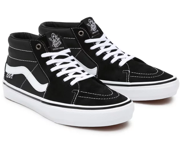 Vans Skate Grosso Mid Shoes (Black / White)